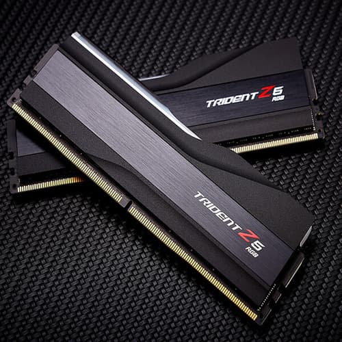 G.Skill Trident Z5 RGB 32GB (16GBx2) DDR5 6000MHz Desktop RAM (Matte Black)
